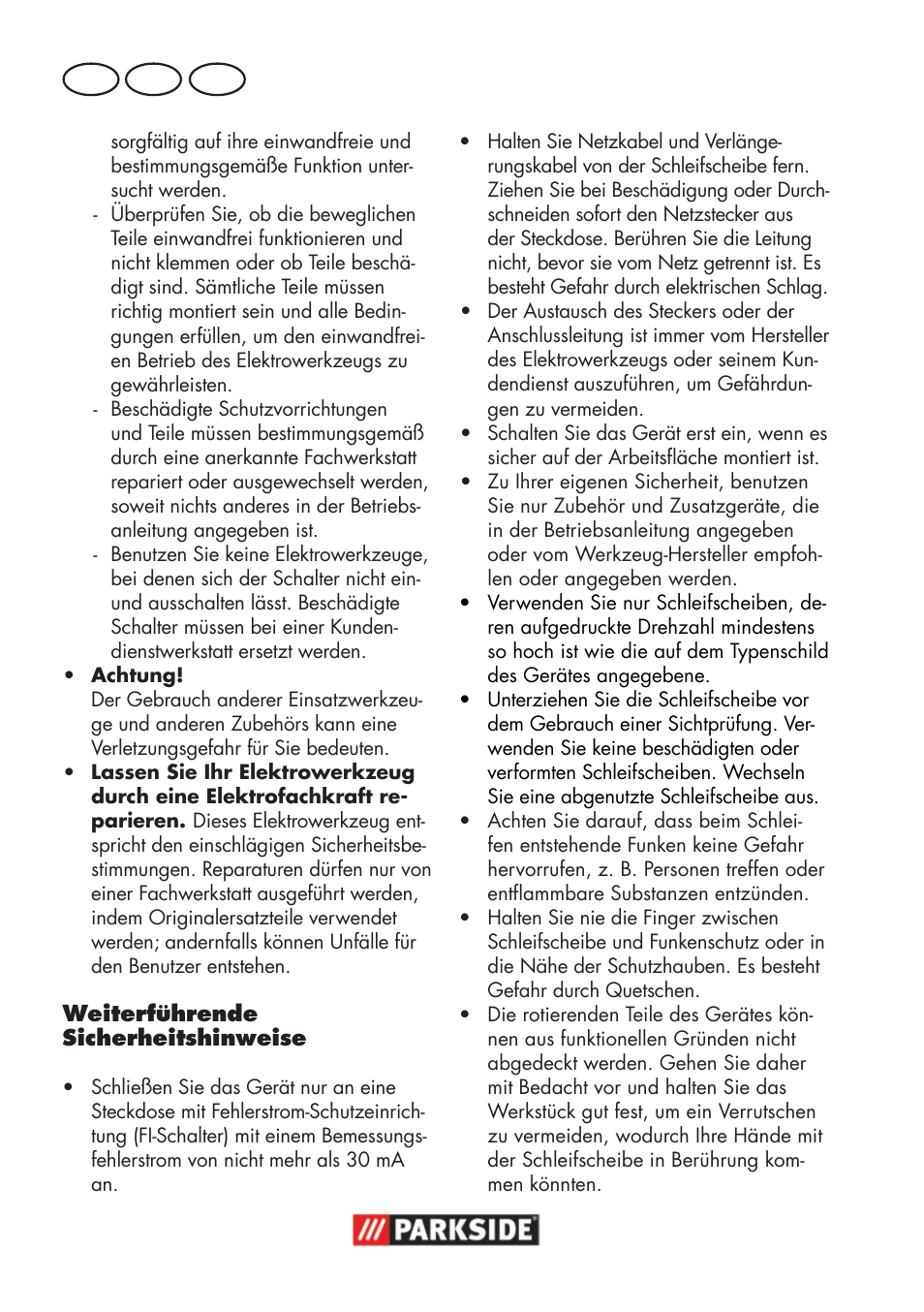 De at ch | Parkside PSS 65 A1 User Manual | Page 54 / 72