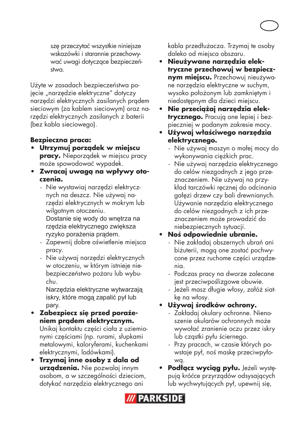 Parkside PSS 65 A1 User Manual | Page 21 / 120