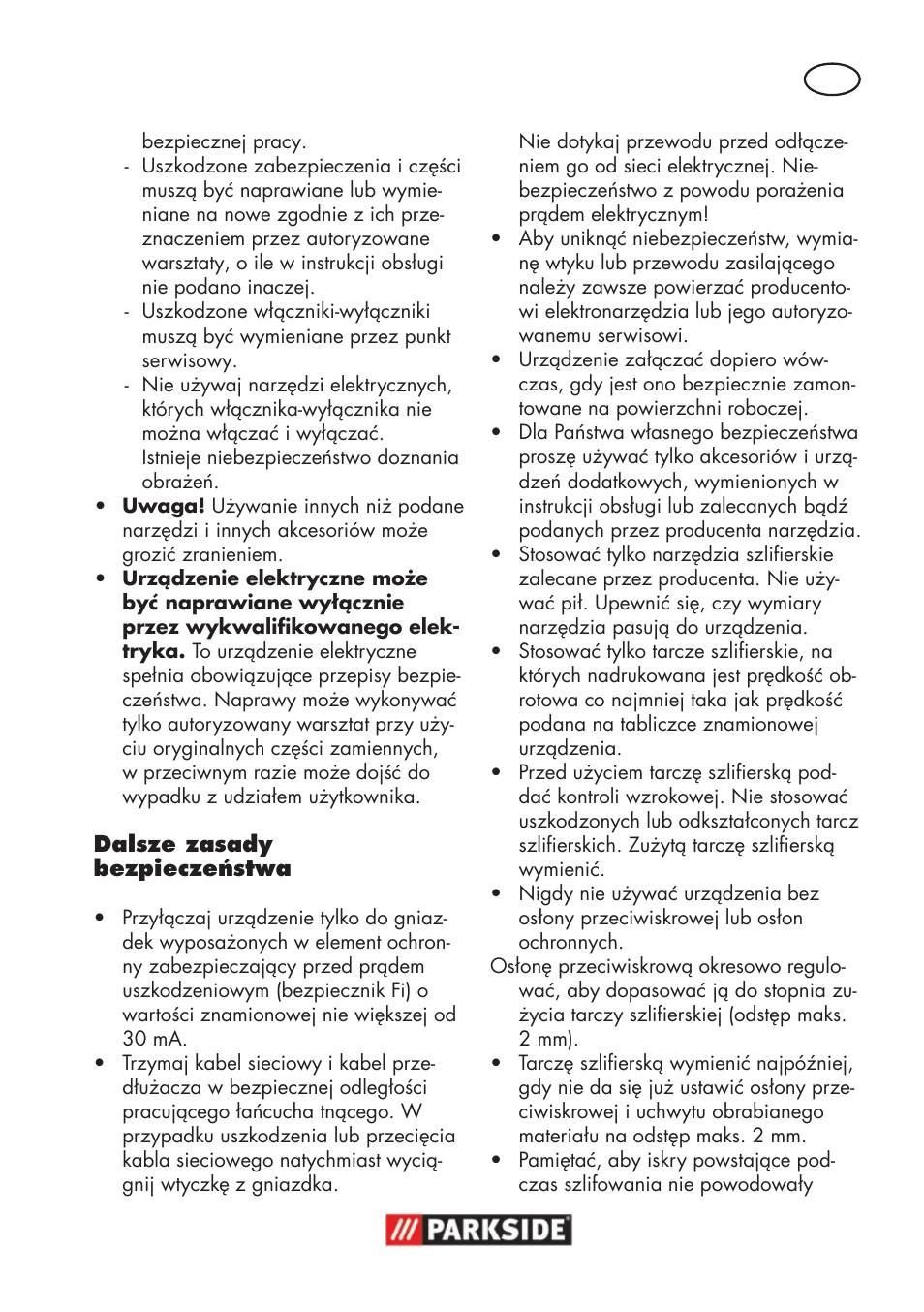 Parkside PSS 65 A1 User Manual | Page 23 / 120