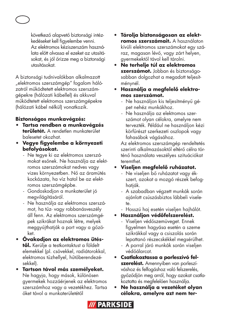 Parkside PSS 65 A1 User Manual | Page 36 / 120