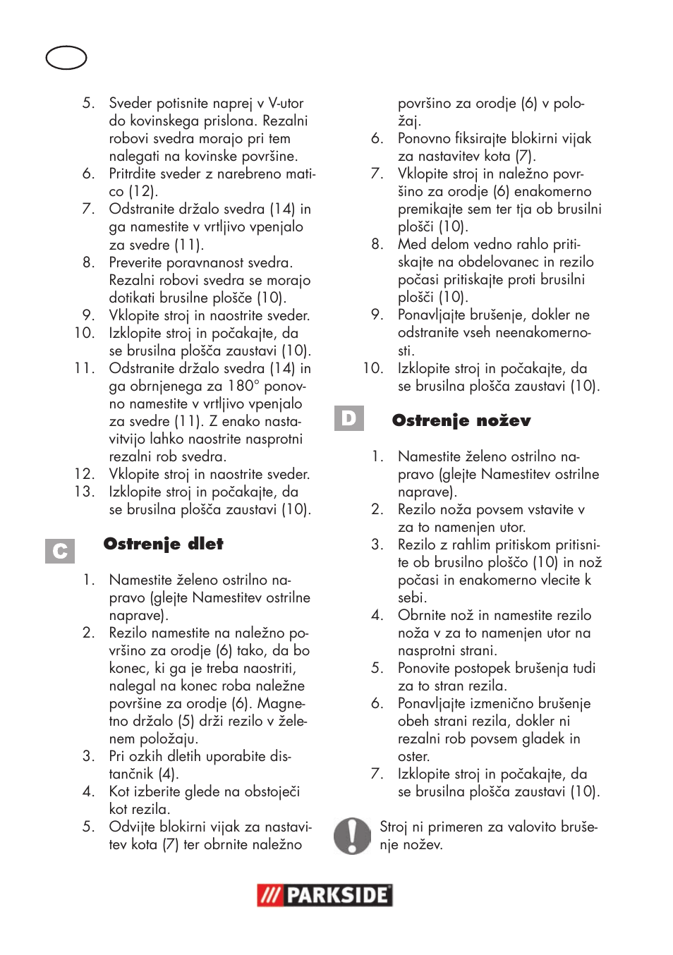 Parkside PSS 65 A1 User Manual | Page 56 / 120