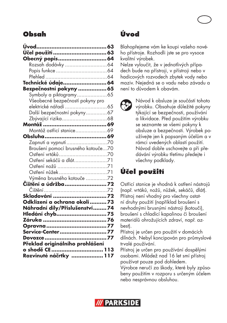 Parkside PSS 65 A1 User Manual | Page 63 / 120