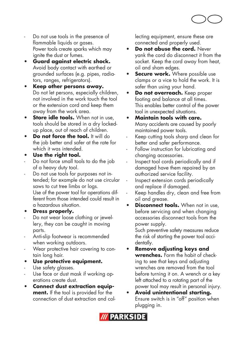 Gb ie | Parkside PSS 65 A1 User Manual | Page 7 / 120