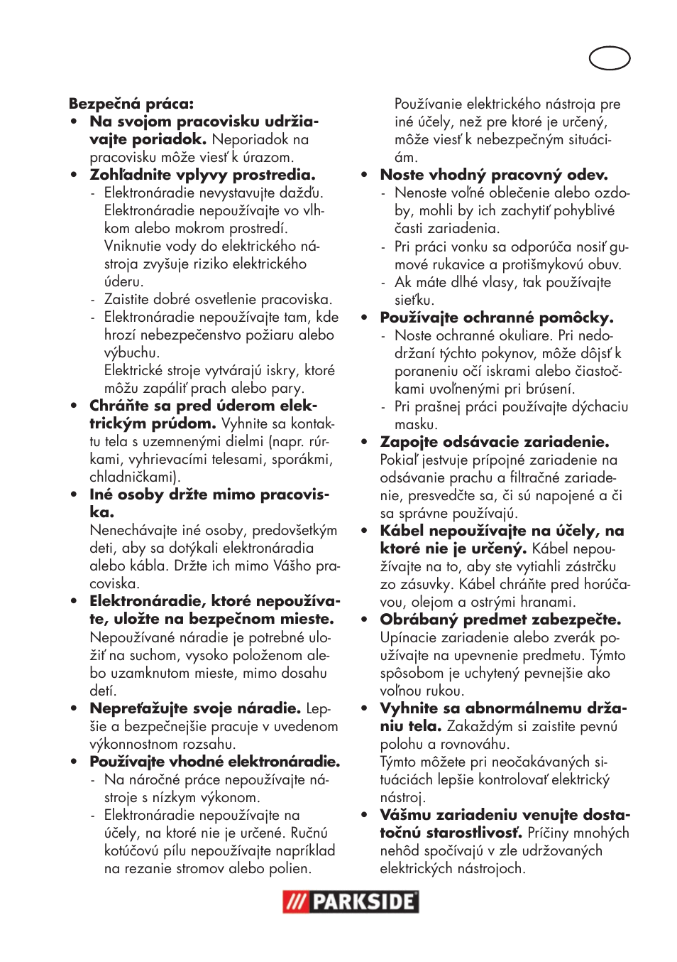 Parkside PSS 65 A1 User Manual | Page 81 / 120
