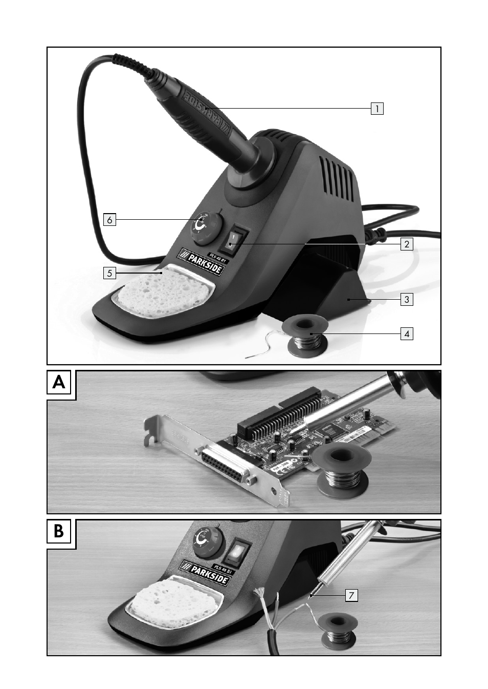 Parkside PLS 48 B1 User Manual | Page 3 / 68