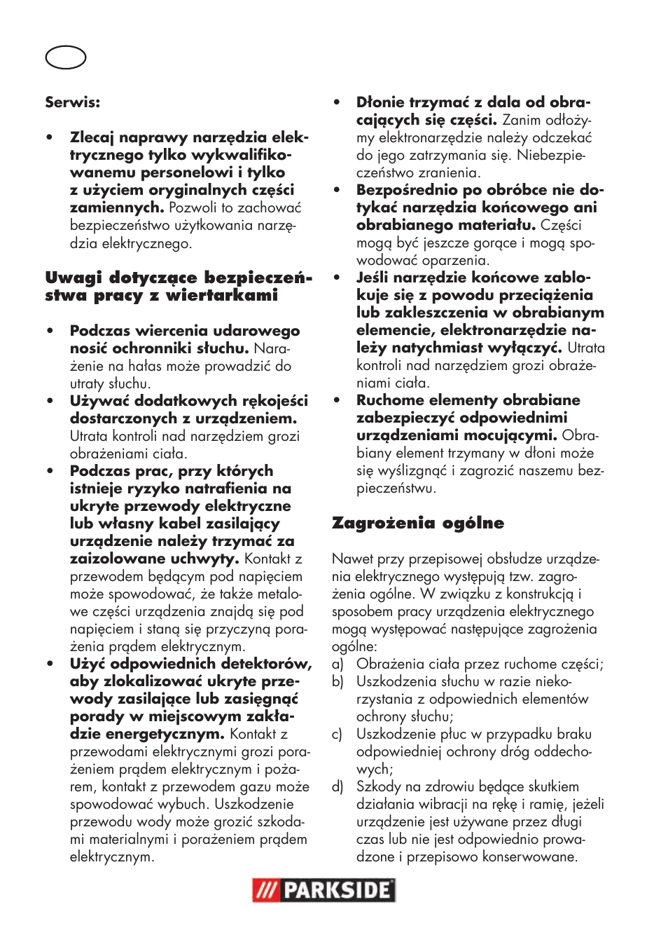 Parkside PSBM 500 B3 User Manual | Page 22 / 96