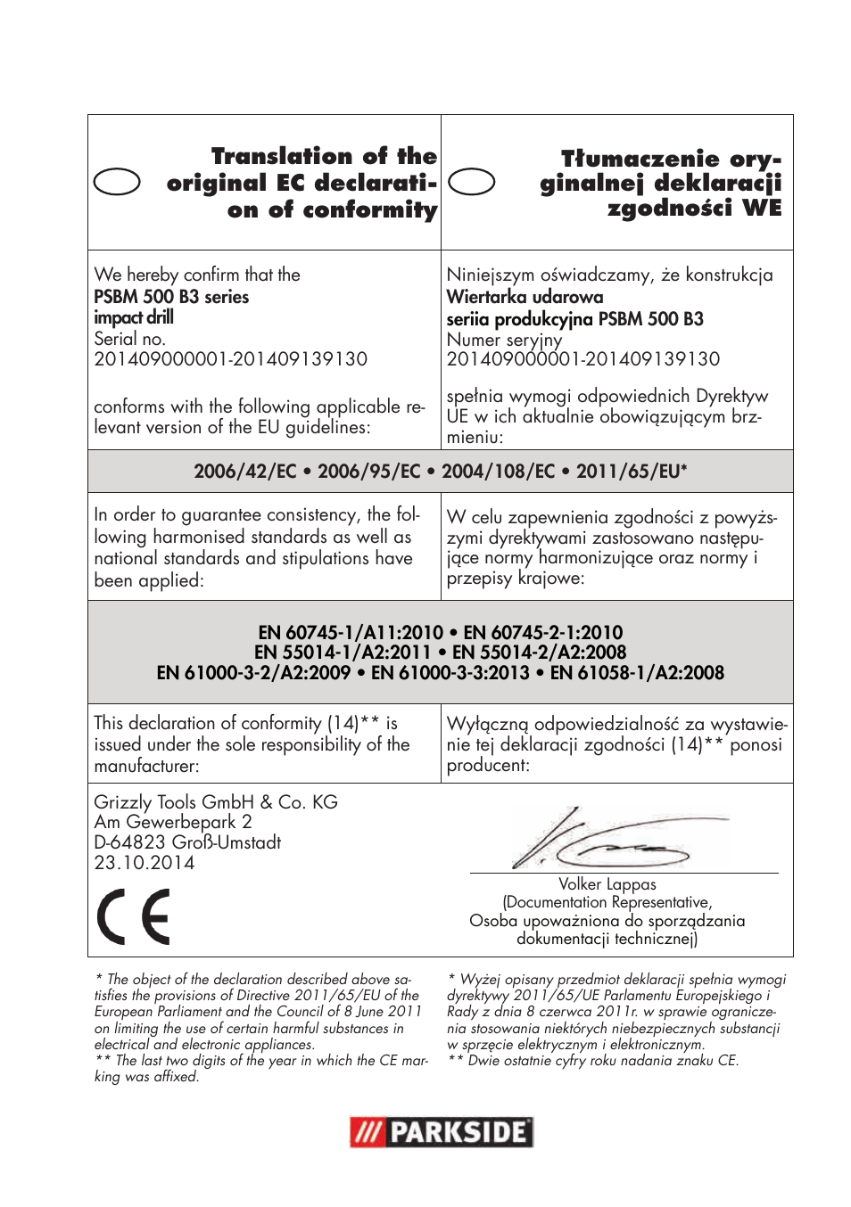 Parkside PSBM 500 B3 User Manual | Page 89 / 96