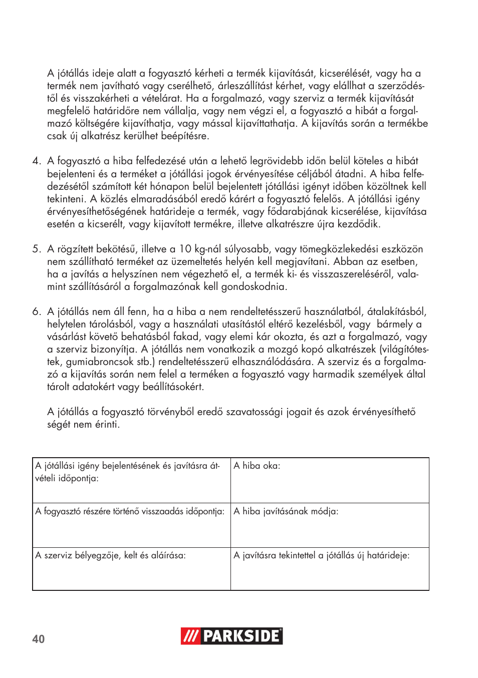 Parkside PSSA 3.6 C3 User Manual | Page 40 / 82