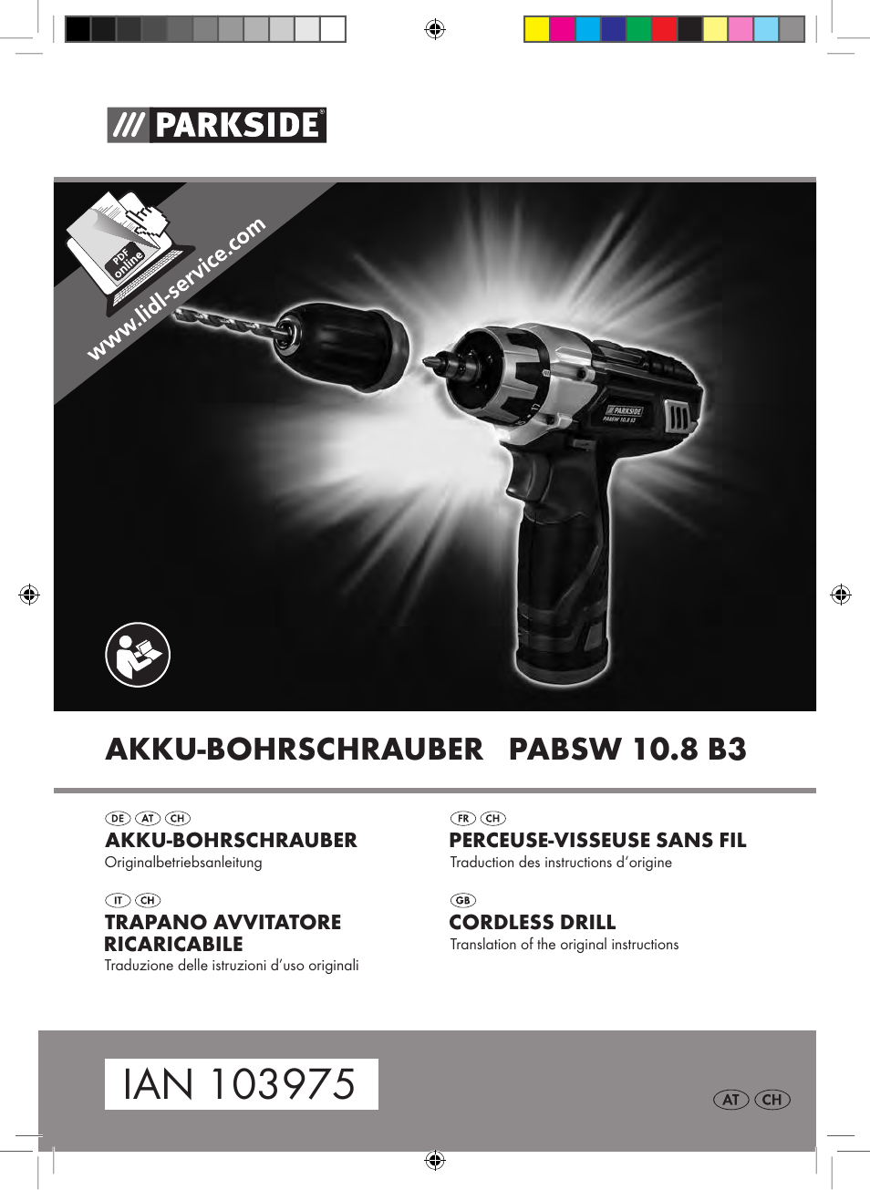 Parkside PABSW 10.8 B3 User Manual | 68 pages