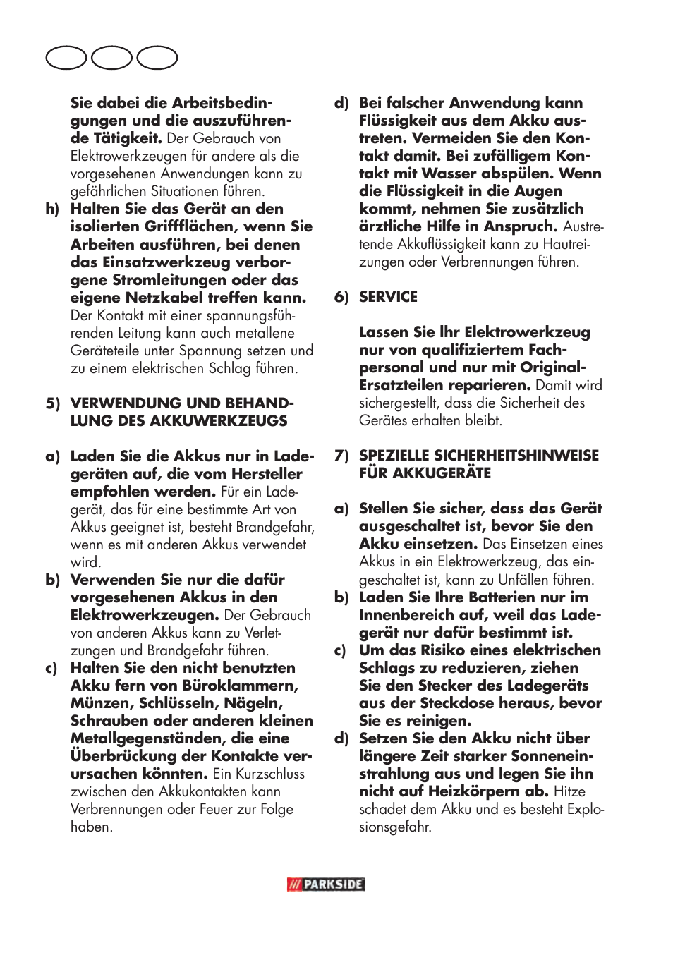 De at ch | Parkside PABSW 10.8 B3 User Manual | Page 10 / 68