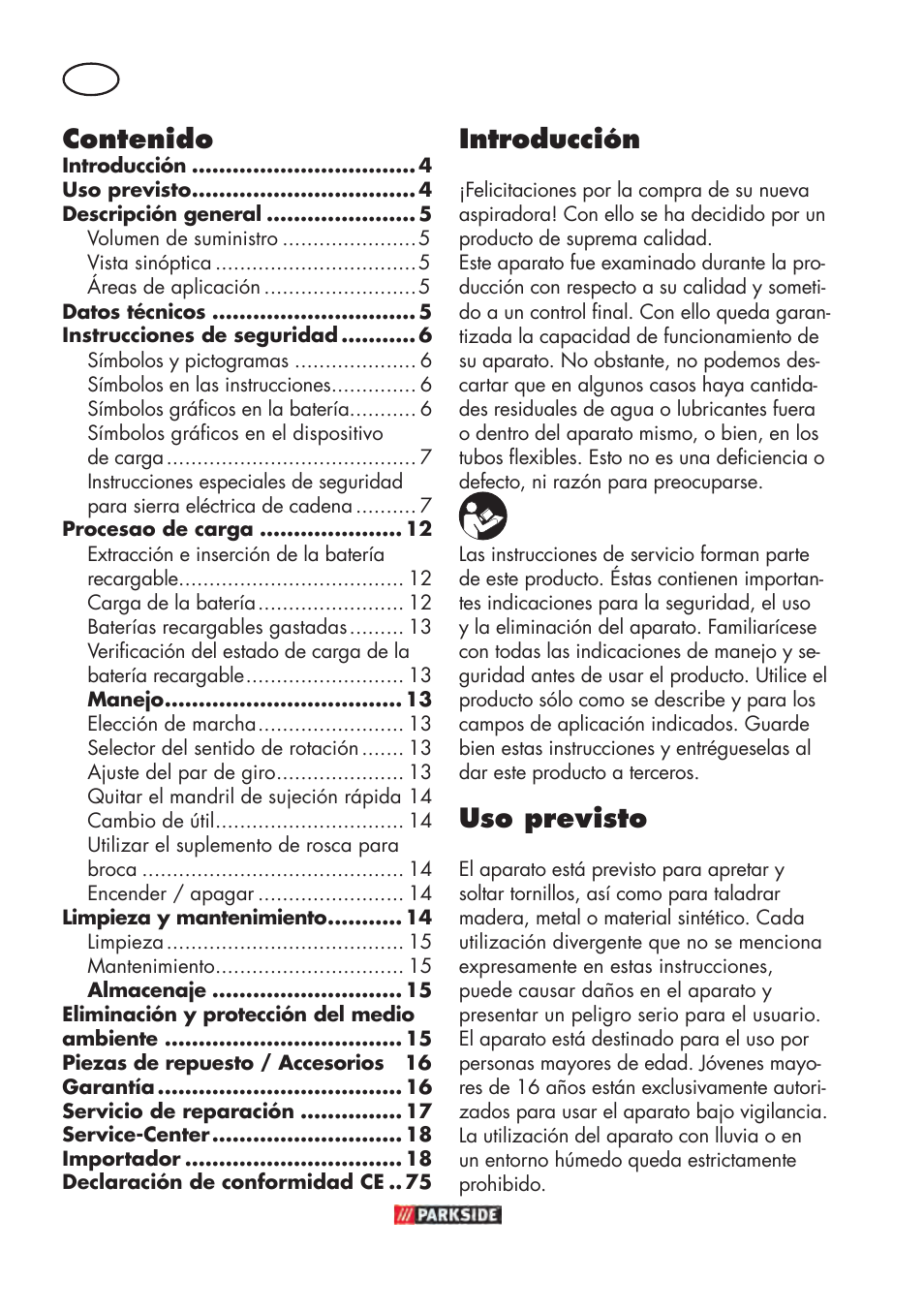 Parkside PABSW 10.8 B3 User Manual | Page 4 / 84