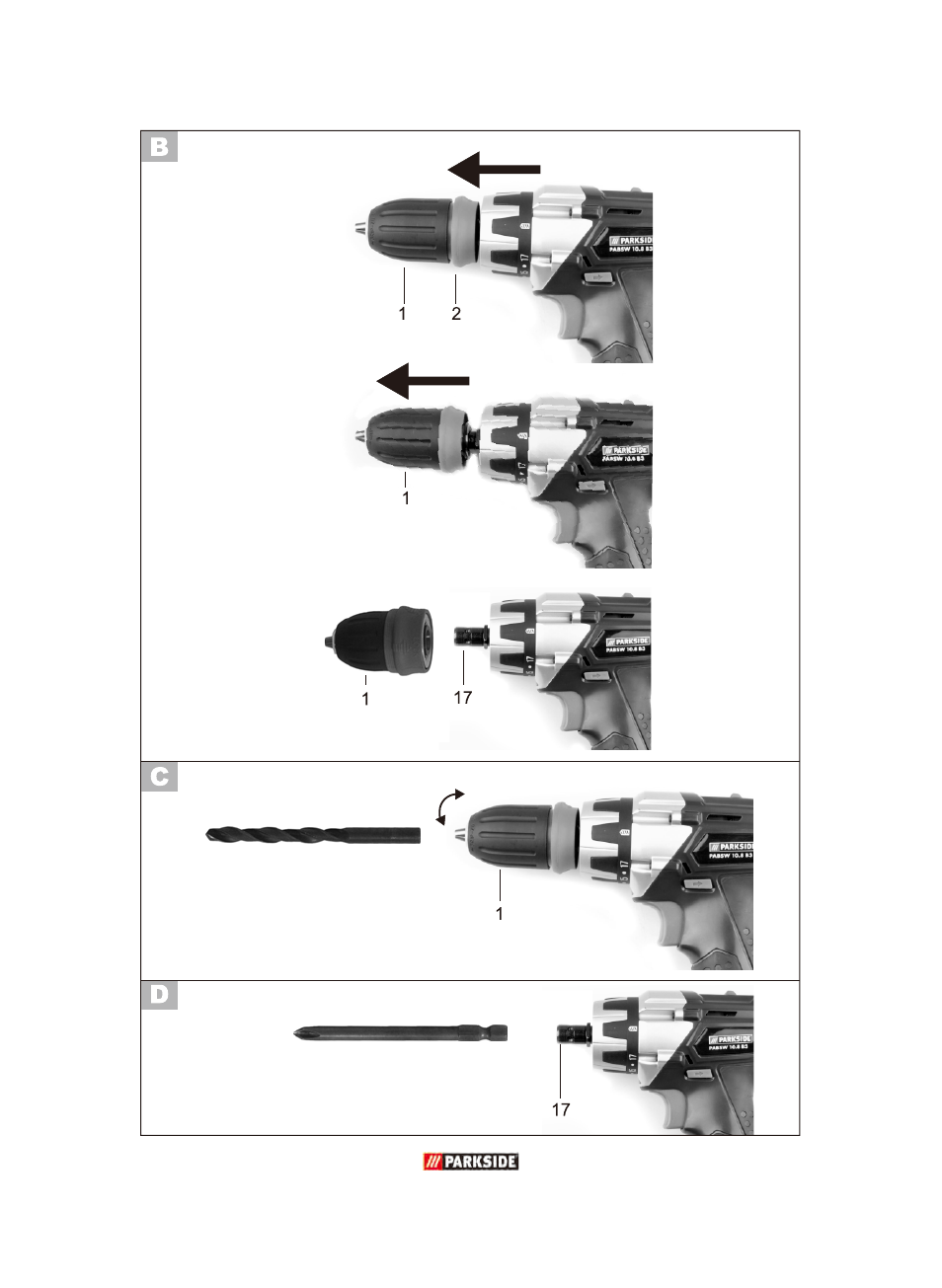 Parkside PABSW 10.8 B3 User Manual | Page 82 / 84