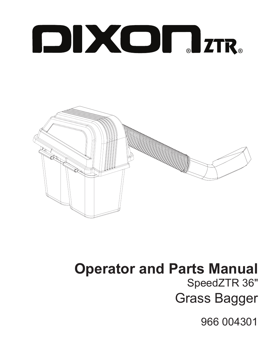 Dixon SpeedZTR 115 150227 User Manual | 15 pages
