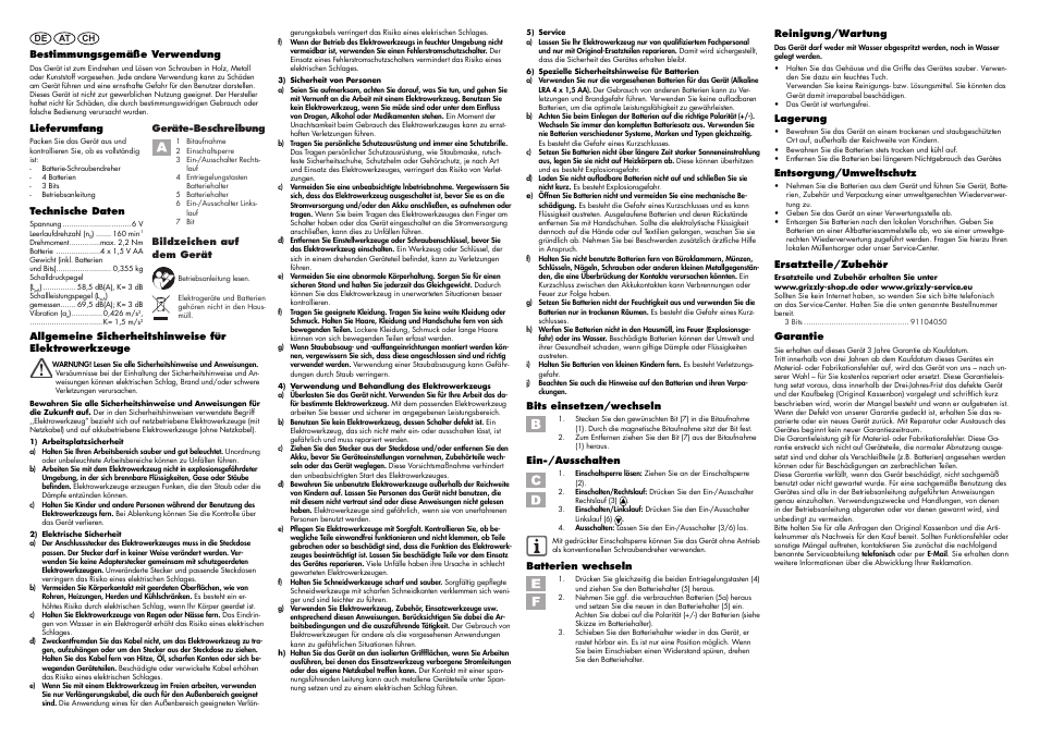 Parkside PSDB 6.0 A1 User Manual | Page 4 / 4