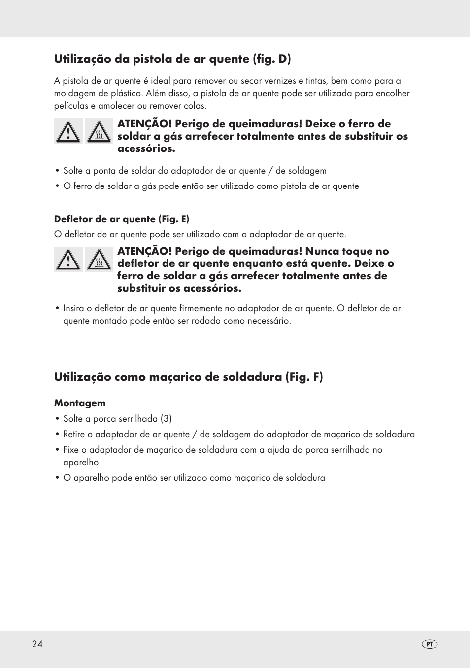 Parkside PT360 User Manual | Page 24 / 44