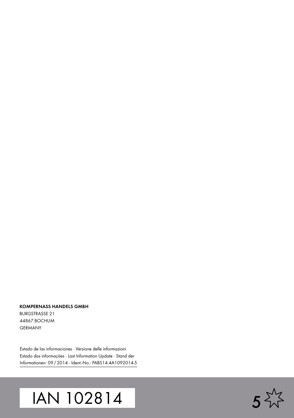 Parkside PABS 14.4 A1 User Manual | Page 55 / 55
