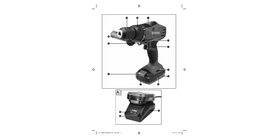 Parkside PSBSA 18-Li A1 User Manual | Page 3 / 40