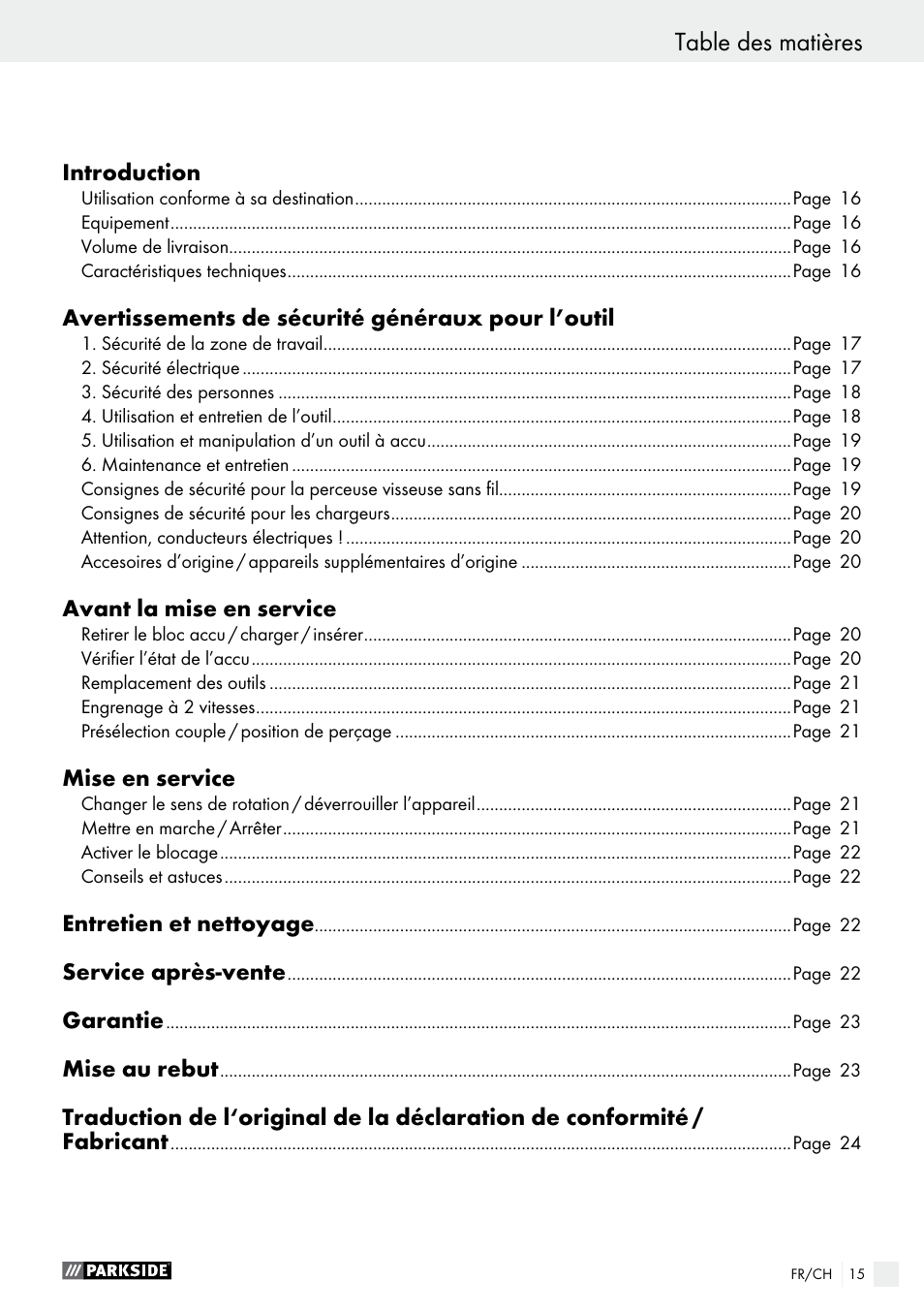 Parkside PABS 10.8 C2 User Manual | Page 15 / 44