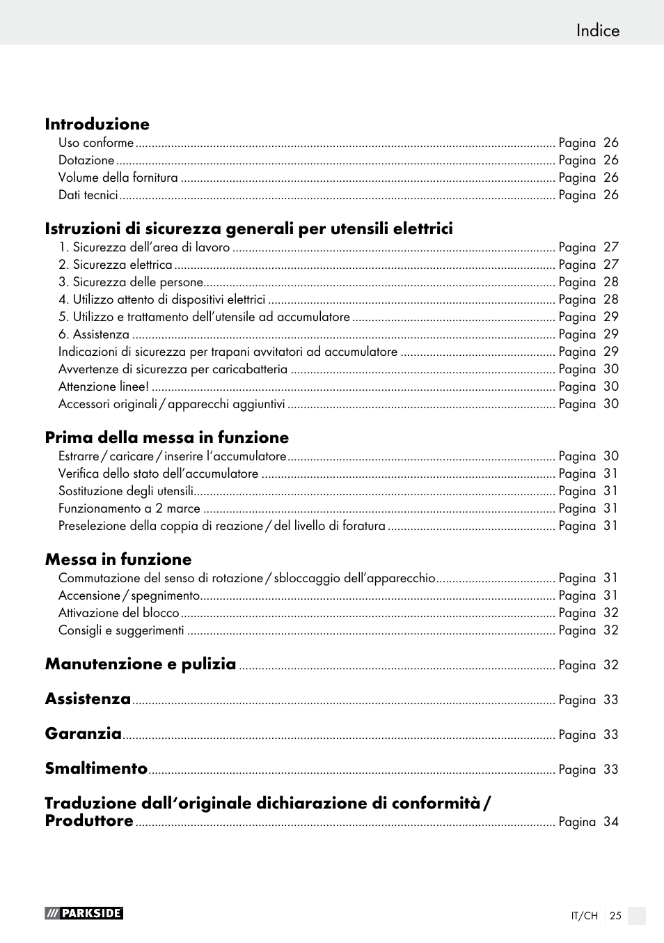 Parkside PABS 10.8 C2 User Manual | Page 25 / 44