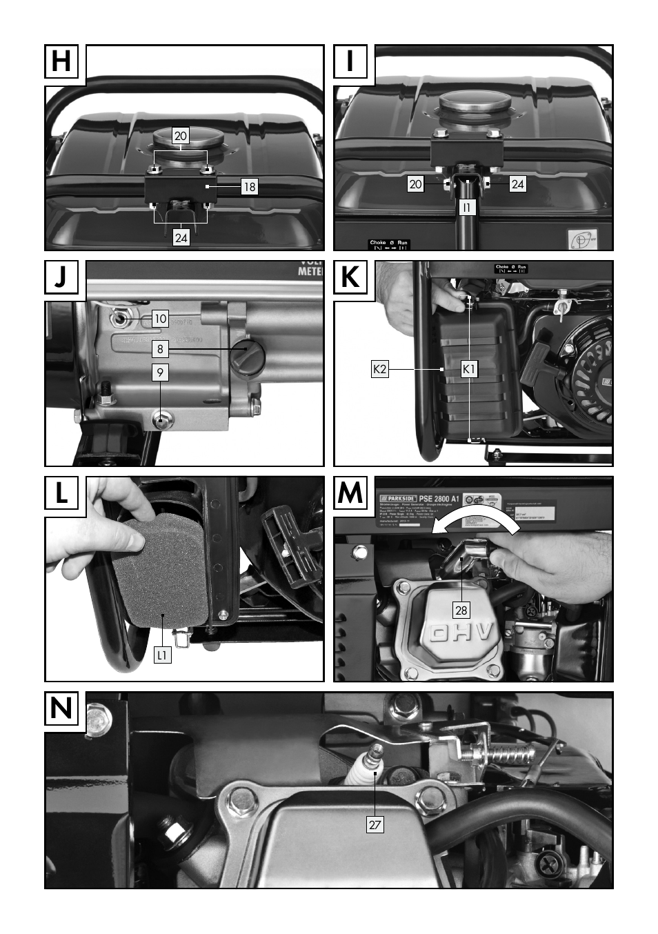 Parkside PSE 2800 A1 User Manual | Page 4 / 35