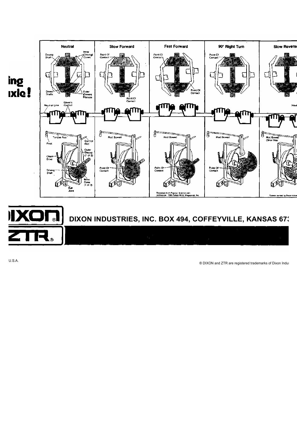 Dixon ZEETER 422 User Manual | Page 17 / 17