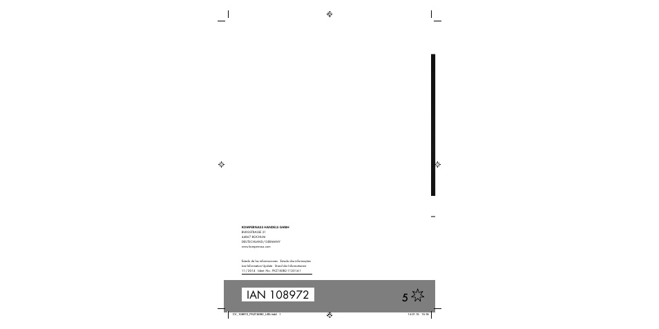 Parkside PKZ 180 B2 User Manual | Page 50 / 50