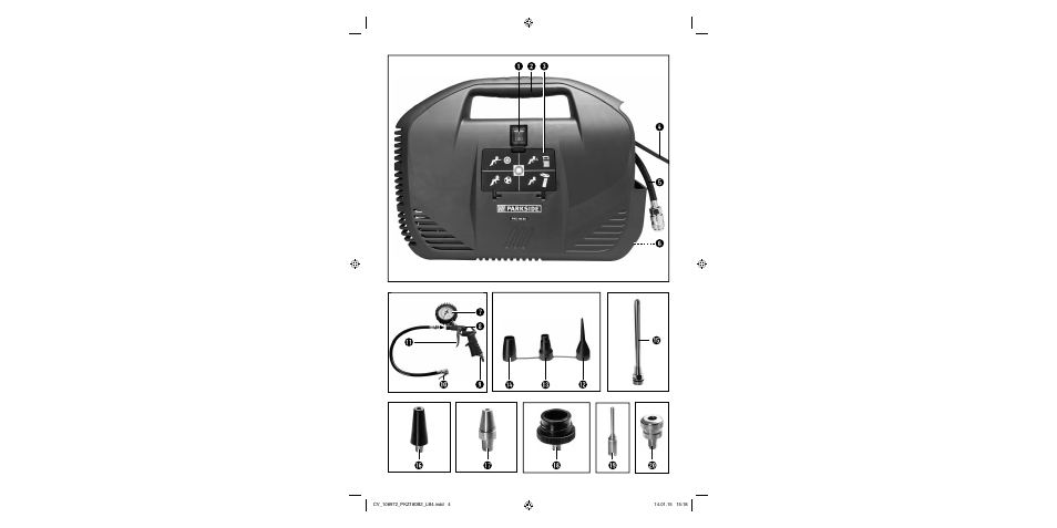 Parkside PKZ 180 B2 User Manual | Page 3 / 80