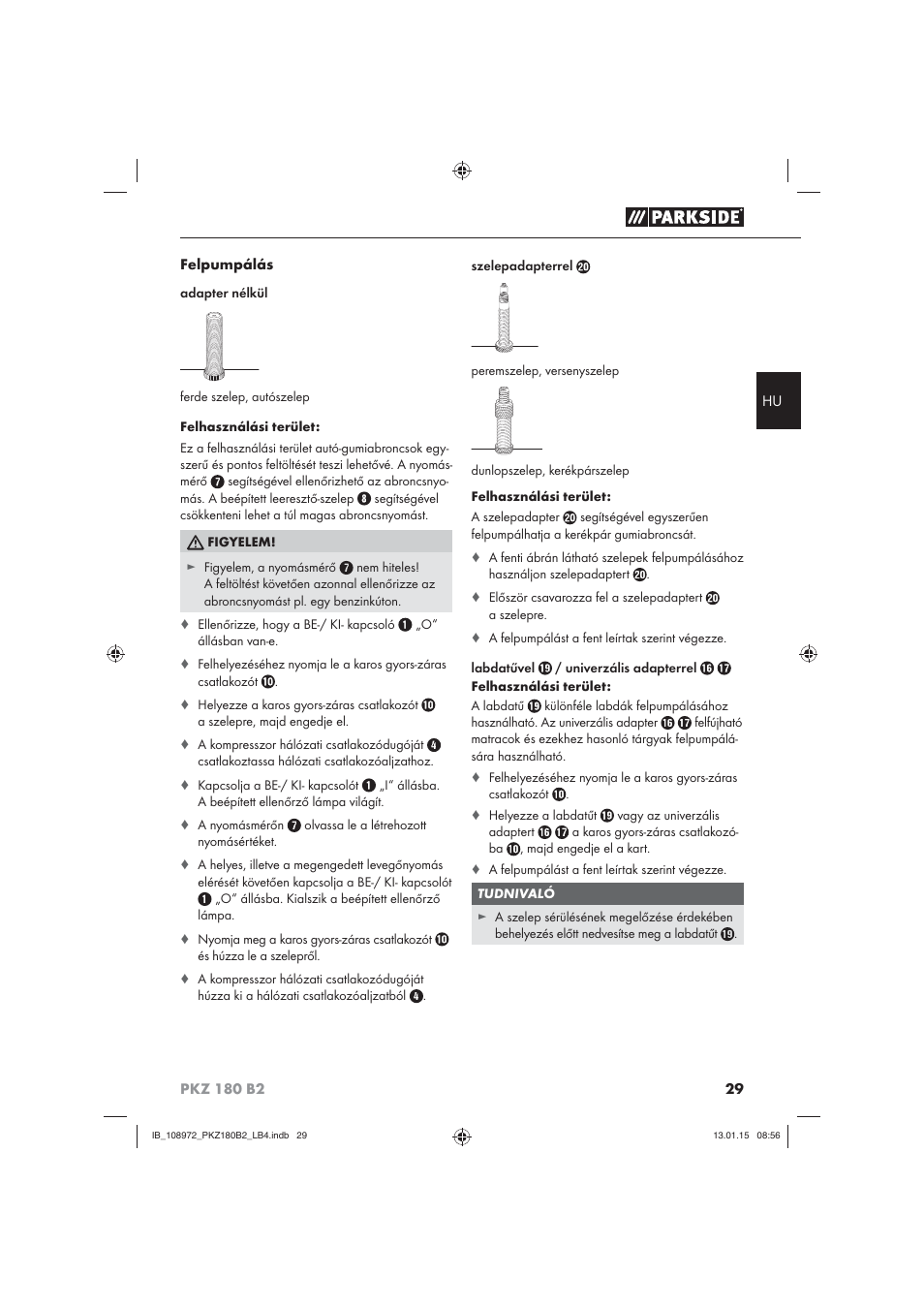 Parkside PKZ 180 B2 User Manual | Page 32 / 80