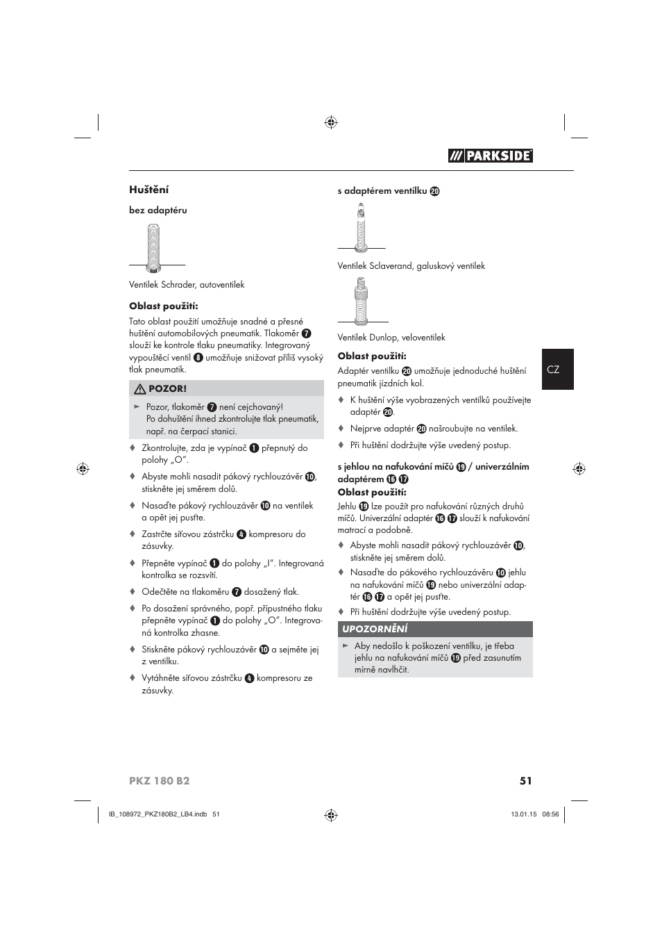 Parkside PKZ 180 B2 User Manual | Page 54 / 80