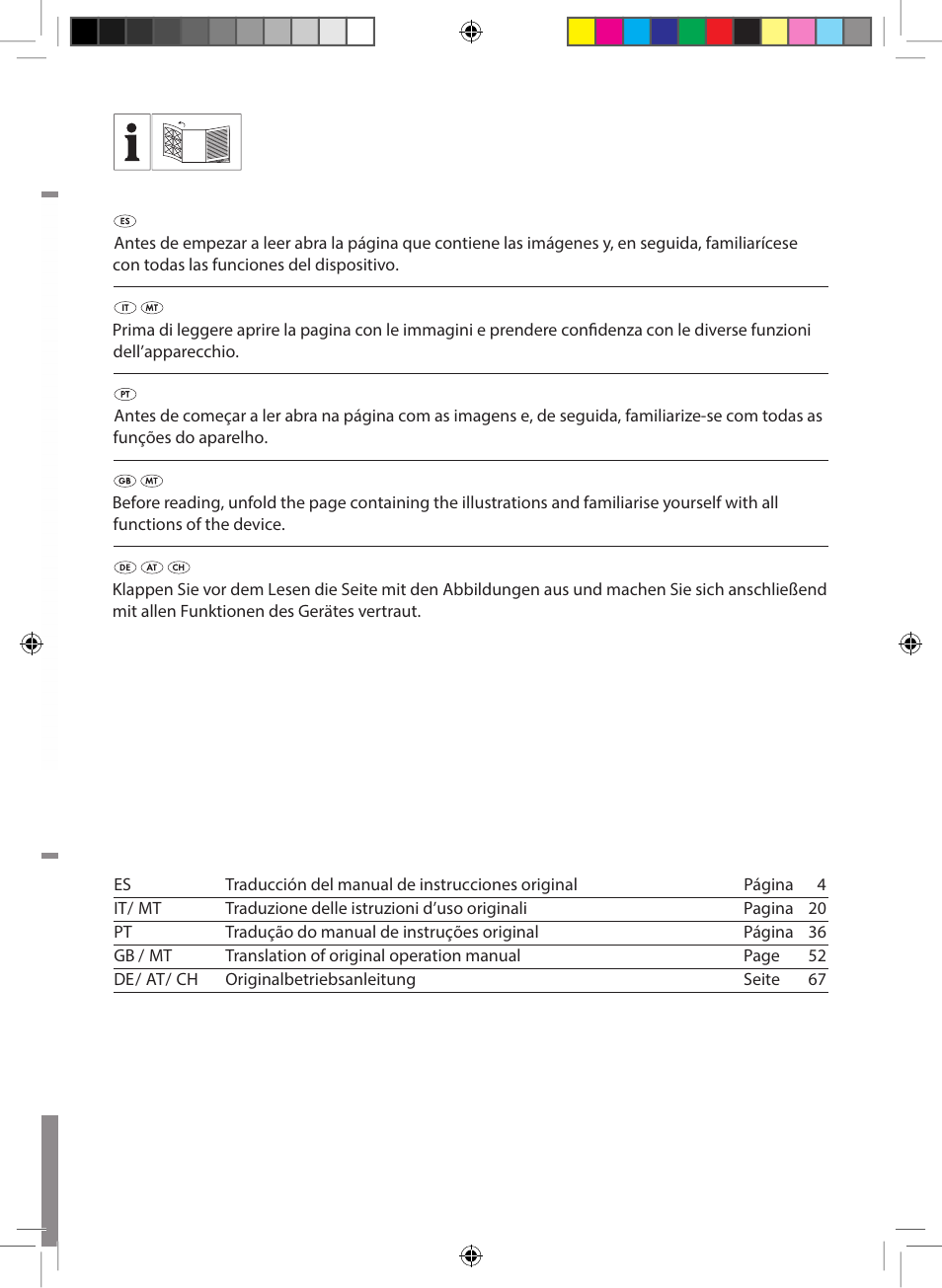 Parkside PTBM 500 A1 User Manual | Page 2 / 90