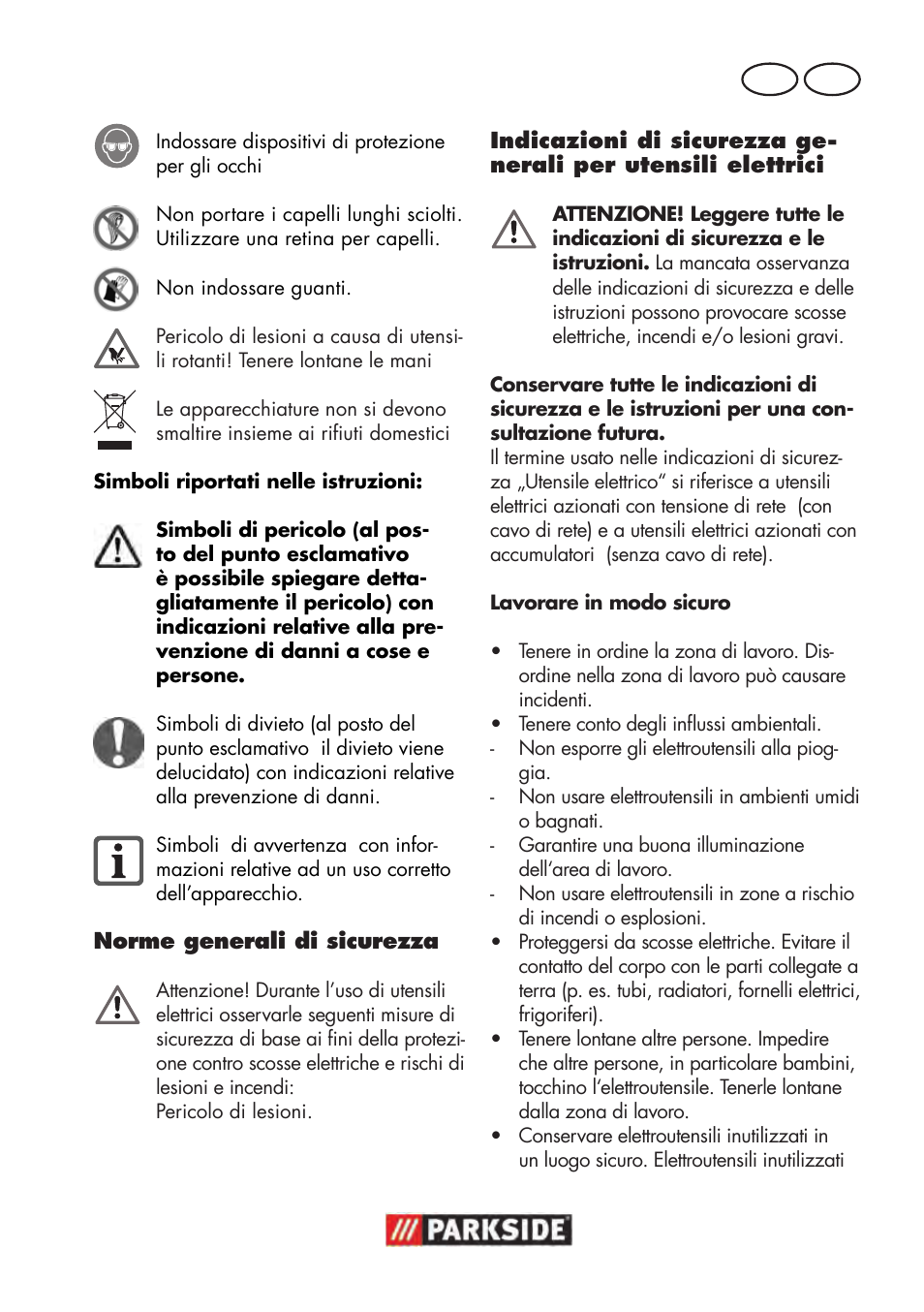 It mt | Parkside PTBM 500 A1 User Manual | Page 23 / 90