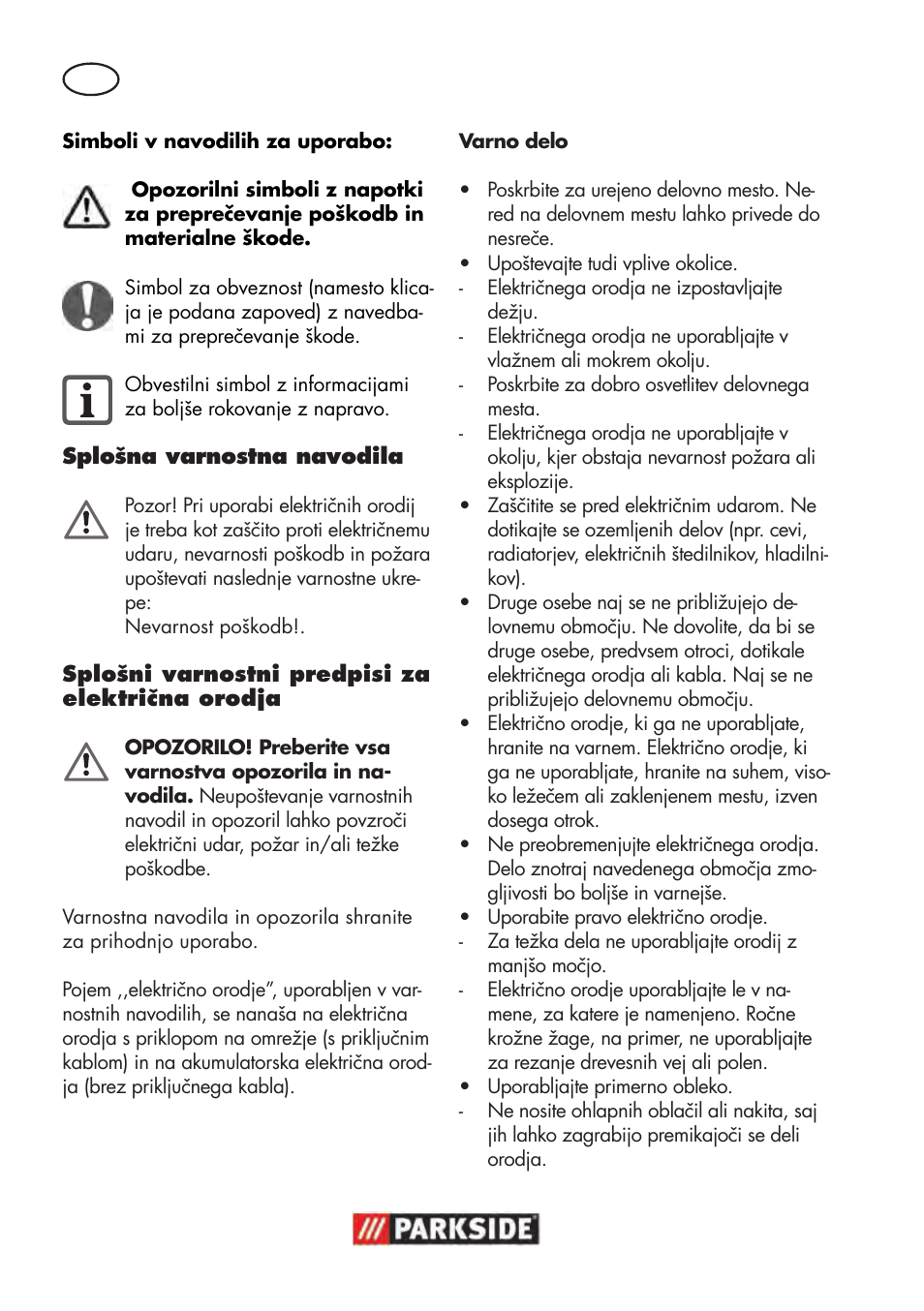 Parkside PTBM 500 A1 User Manual | Page 54 / 122