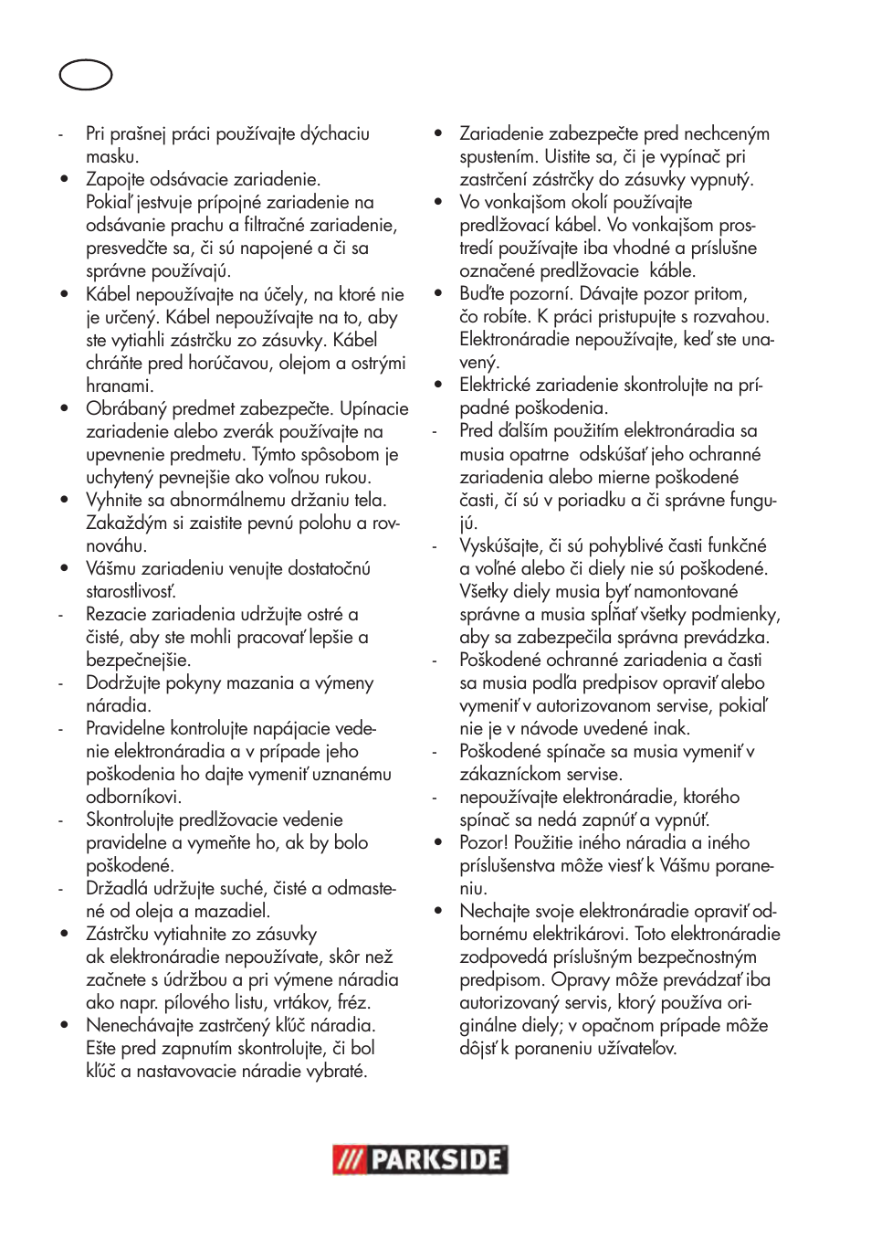 Parkside PTBM 500 A1 User Manual | Page 86 / 122