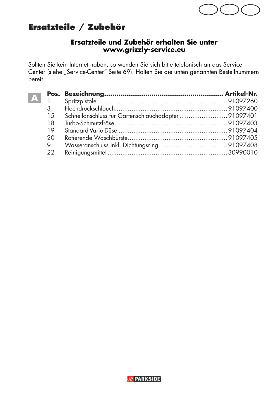 Ch at de ersatzteile / zubehör | Parkside PHD 150 D3 User Manual | Page 67 / 78