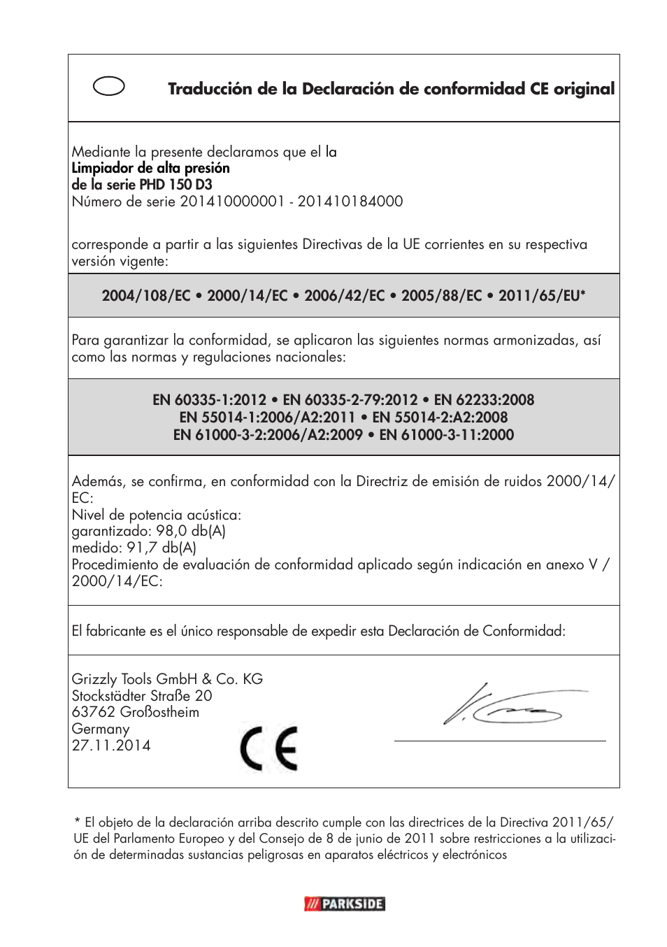 Parkside PHD 150 D3 User Manual | Page 71 / 78