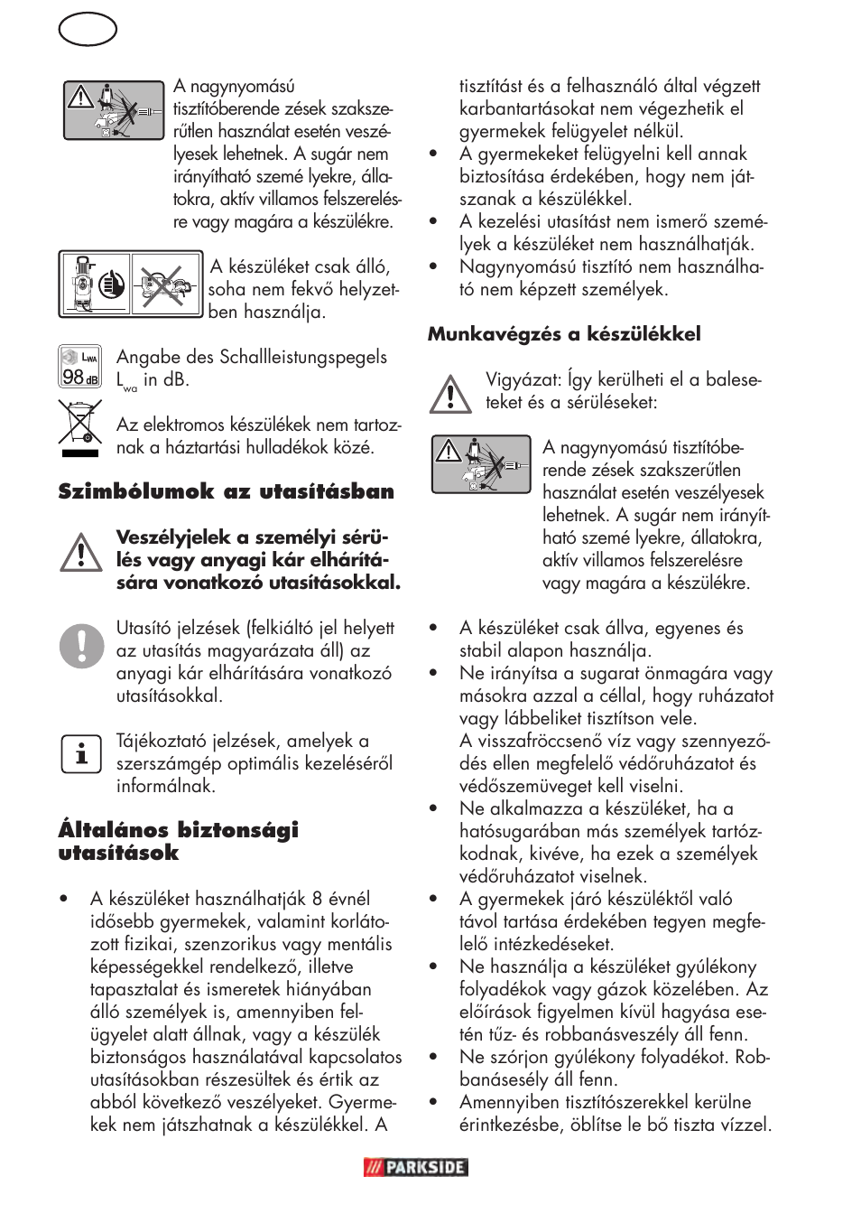 Parkside PHD 150 D3 User Manual | Page 32 / 102