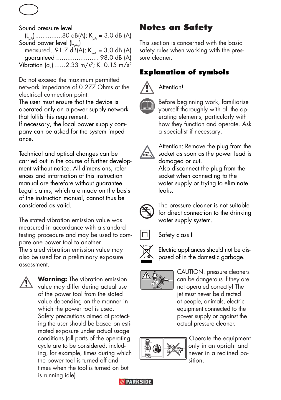 Parkside PHD 150 D3 User Manual | Page 6 / 102