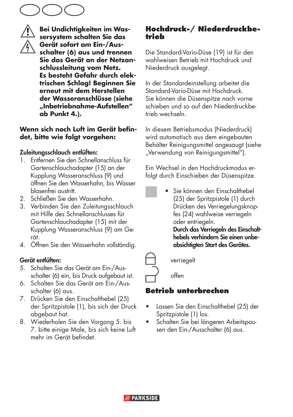 At de ch | Parkside PHD 150 D3 User Manual | Page 86 / 102