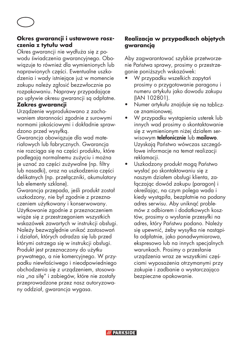 Parkside PFR 30 A1 User Manual | Page 14 / 46