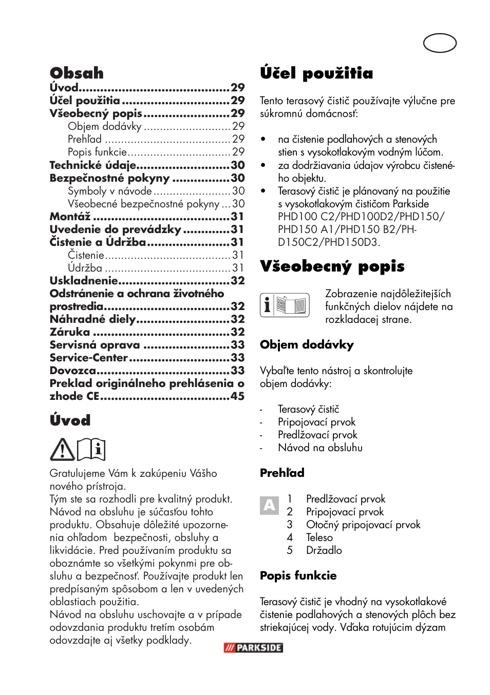 Parkside PFR 30 A1 User Manual | Page 29 / 46