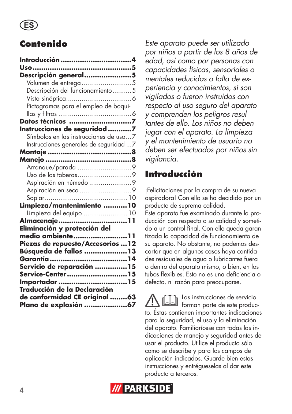 Parkside PNTS 1300 C3 User Manual | Page 4 / 68