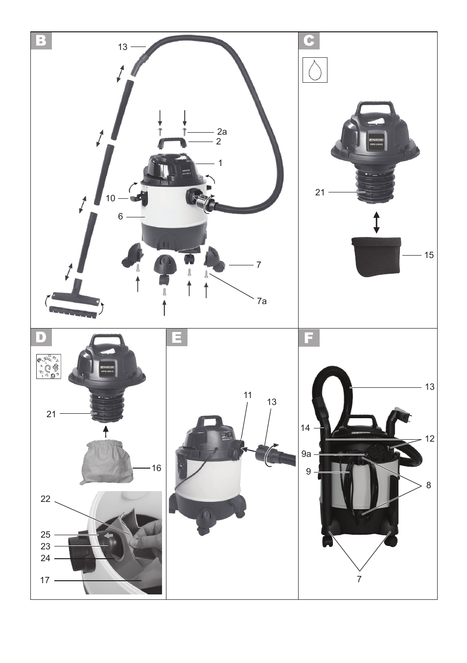 Cf e | Parkside PNTS 1300 C3 User Manual | Page 66 / 68