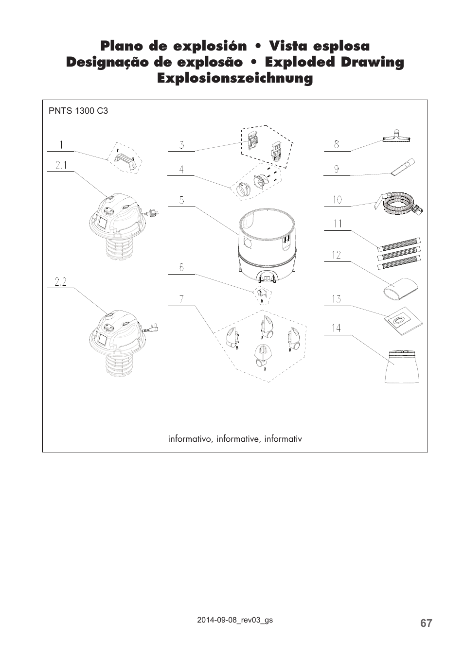 Parkside PNTS 1300 C3 User Manual | Page 67 / 68