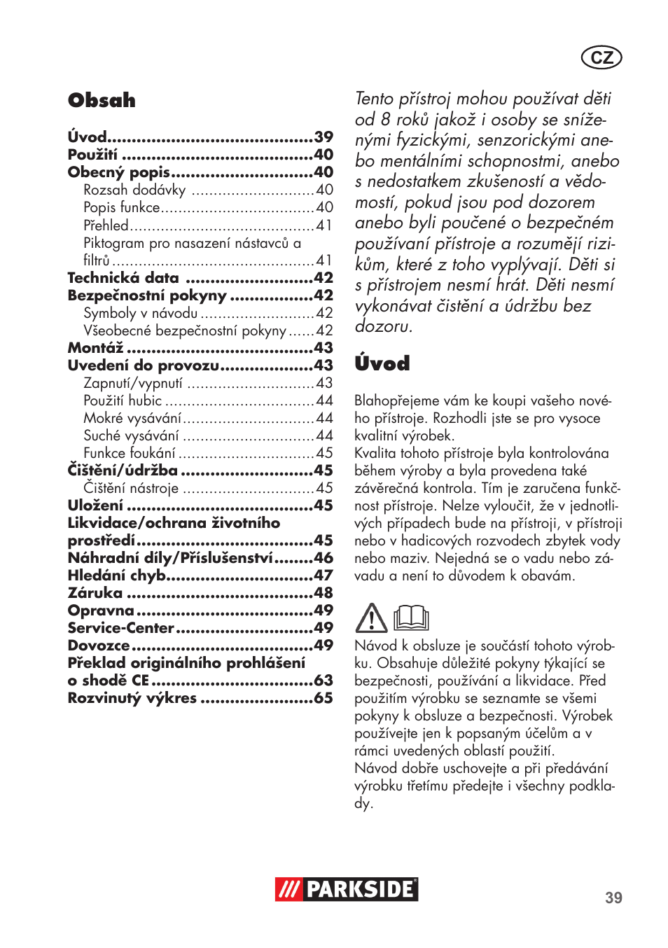 Parkside PNTS 1300 C3 User Manual | Page 39 / 68