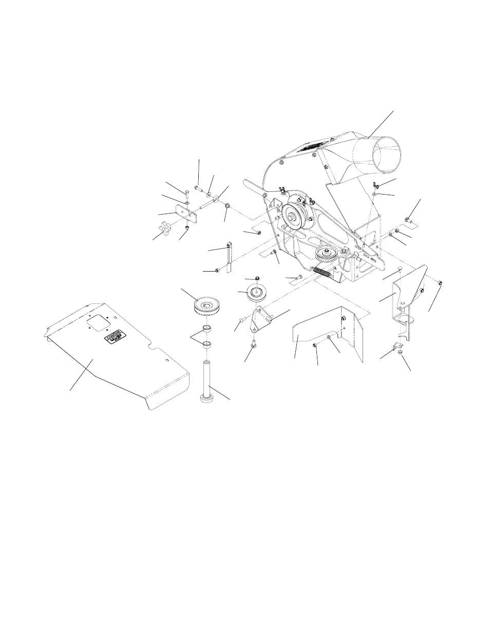 Blower kit 60 | Dixon 114873 - DCG3 User Manual | Page 26 / 38