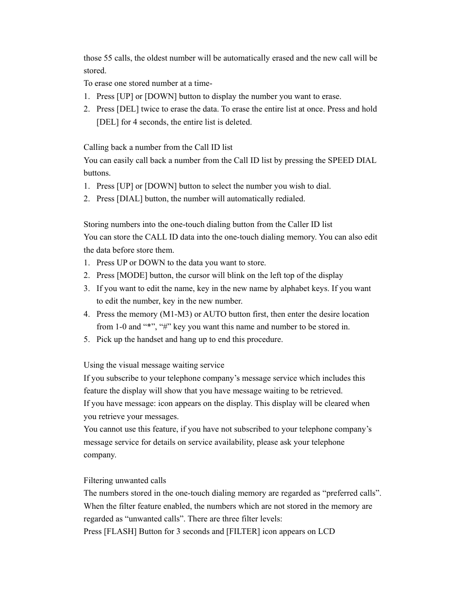 Curtis TID981 User Manual | Page 5 / 6