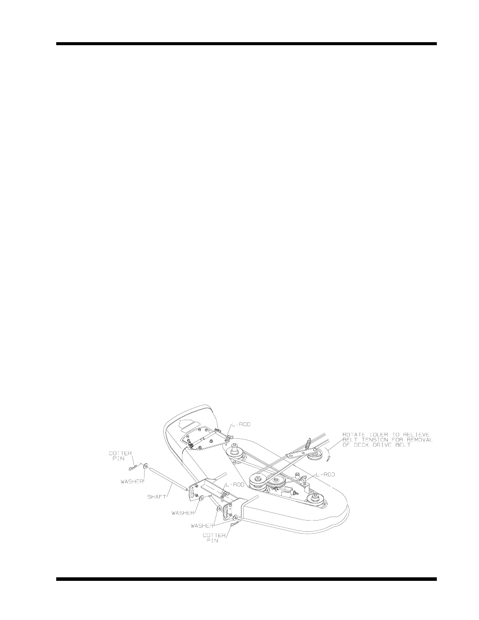Care and maintenance, 42" and 50" deck removal | Dixon 1857-0599 User Manual | Page 29 / 38