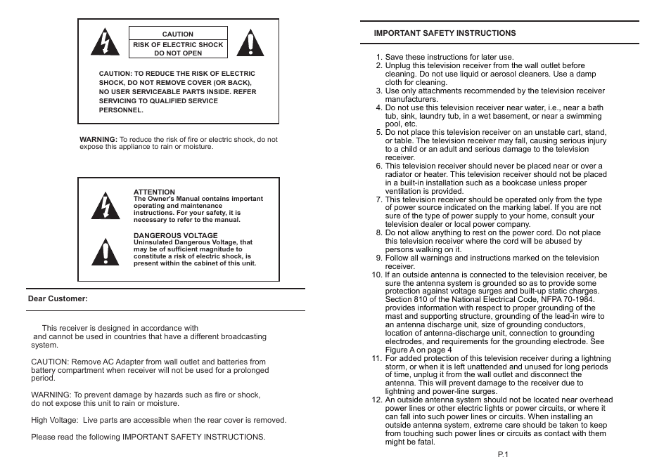 Curtis RT110 User Manual | Page 10 / 10