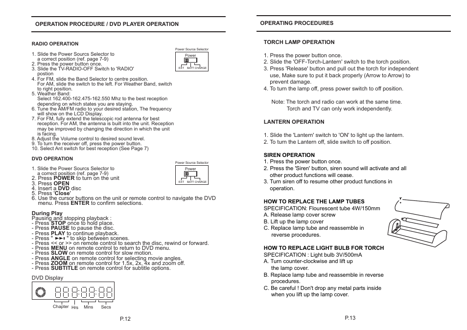 Curtis RT110 User Manual | Page 4 / 10