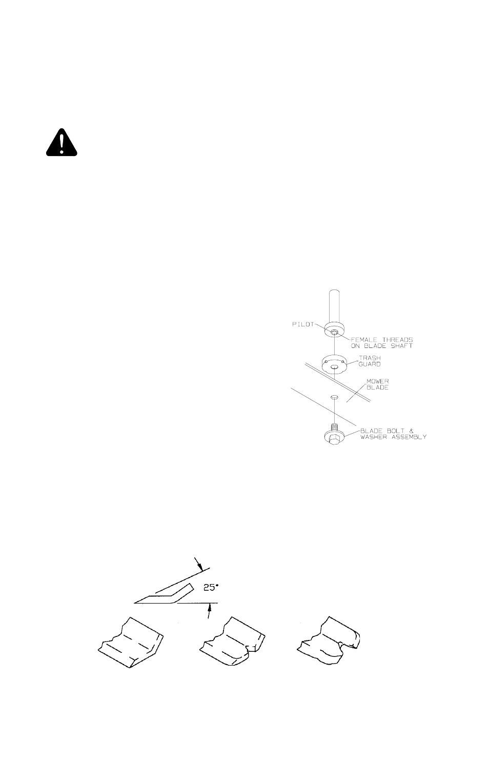 Care and maintenance, Cutter blade maintenance | Dixon 1950-2300 Series User Manual | Page 35 / 52